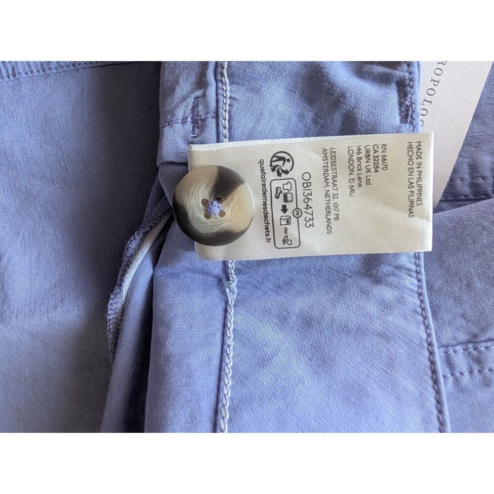 NWT Anthropologie Maeve The Colette Cropped Wide-Leg Pants Sz 34 LAVENDER 7F471 - Picture 12 of 12